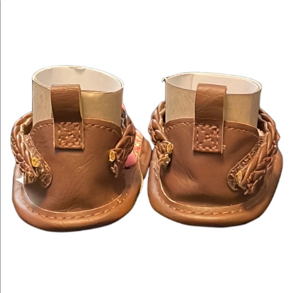 CARTER’S Girls Embroidered Strap Sandalsㅣsize NBㅣVery Good Used Condition - Picture 6 of 11